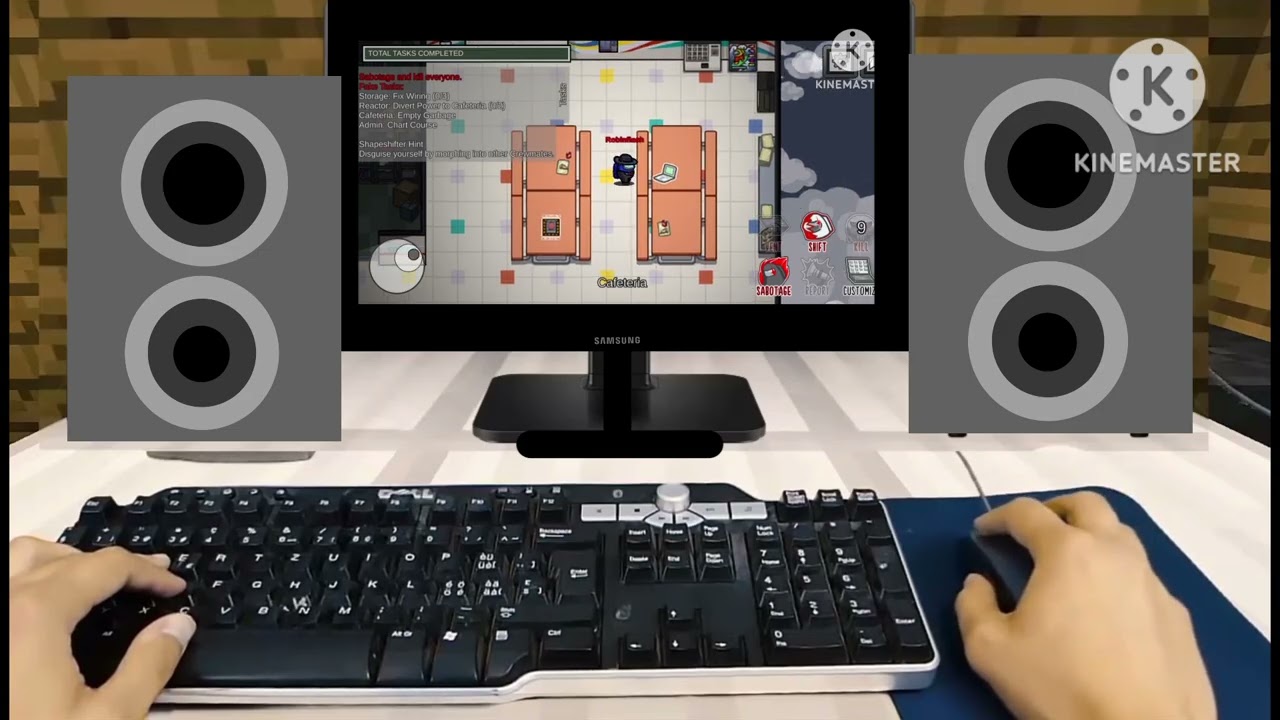 AMONG US PLAYGROUND COMPUTER ANGRY CEYPORD & MOUSE