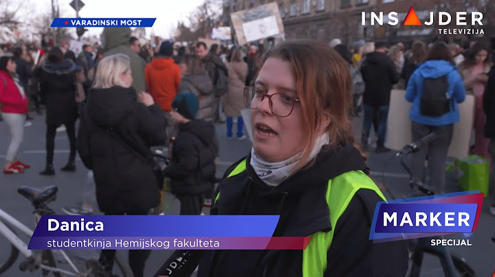 Studentkinja za Insajder: Ne možemo da verujemo kolika je podrška