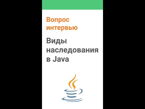 Виды наследования в Java