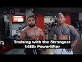 Training With The Strongest 148lb Powerlifter In The World