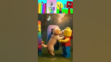 Sprunki-OC Blockie 72 X Alphabet P X Lego X Number Block 1 are playing with puppies #sprunki