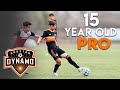 Houston Dynamo Signed 15 Year old Juan Castilla into MLS | Interview and Training