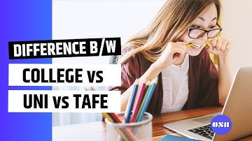 College Vs University vs Tafe | Which one is better?