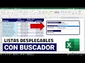 Cómo Crear un BUSCADOR con LISTAS DESPLEGABLES en Excel Tradicional