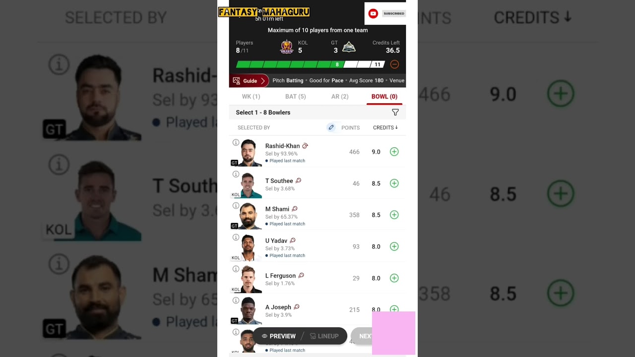 KOL vs GT Dream11 Prediction | GT vs KOL Dream11 Best Team | GT vs KKR Dream11 Prediction | IPL2023