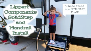 No More Wobbly RV Steps... and the Kids LOVE This New Handrail!
