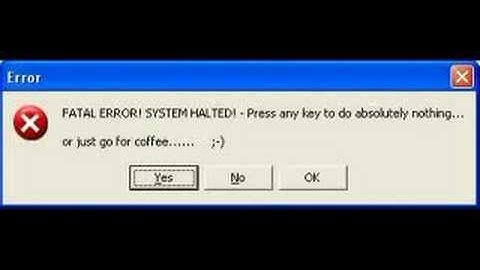 Funny Computer Errors
