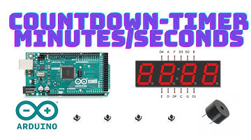 Arduino Countdown Timer in Minutes and Seconds! 4 Digit 7 Segment Display || SIMPLE