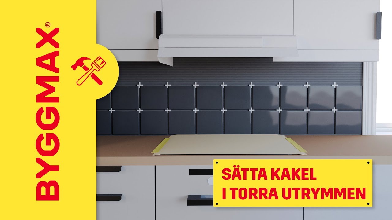 Byggmax tipsar, kakla i torra utrymmen - YouTube