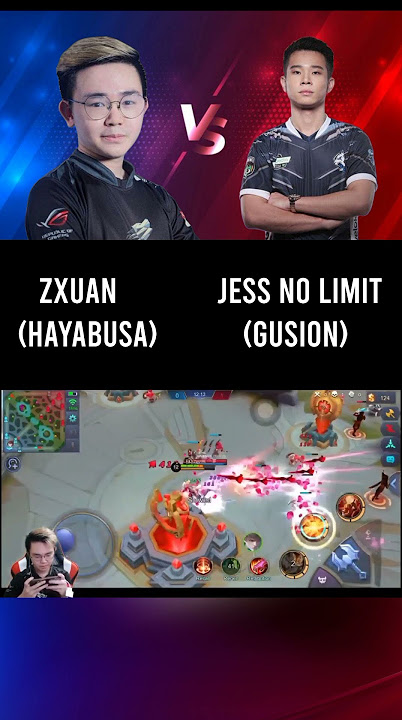 1 vs 1 Zxuan (Hayabusa) vs Jess No Limit (Gusion) 🔥 [0 - 2] #zxuan #jessnolimit