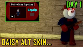 Piggy Silver Winter Day 1 - Daisy Mary Poppins Skin