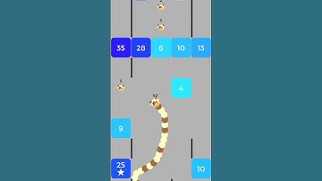 Snake vs block  #shortfeed #shorts #shortvideo #game #snakevsblock #snakebattle #snakegame