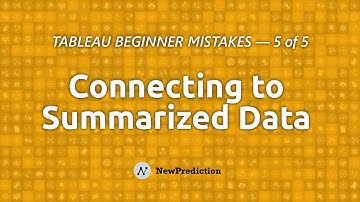 Tableau for Beginners: Reshaping summarized data