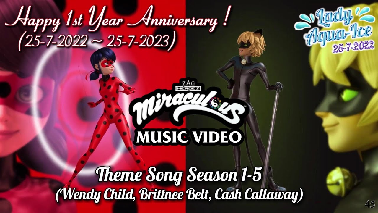 Maraculois ladybug and cat noire theme song #ladybug #ladybugandcatnoi, miraculous song english