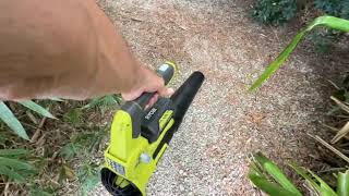 How to use turbo boost on Ryobi 40V Blower
