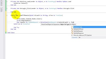 How to make an FTP Explorer