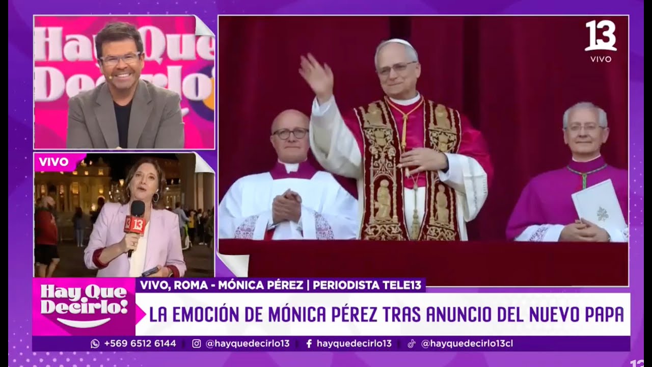 Mónica Pérez cuenta detalles de la elección del nuevo Papa desde El Vaticano | Hay Que Decirlo