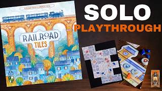 Railroad Tiles — Solo Playthrough | Building Routes, Cities, and Objectives