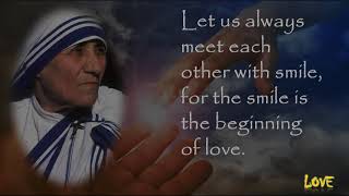 Inspirational Mother Teresa Quotes