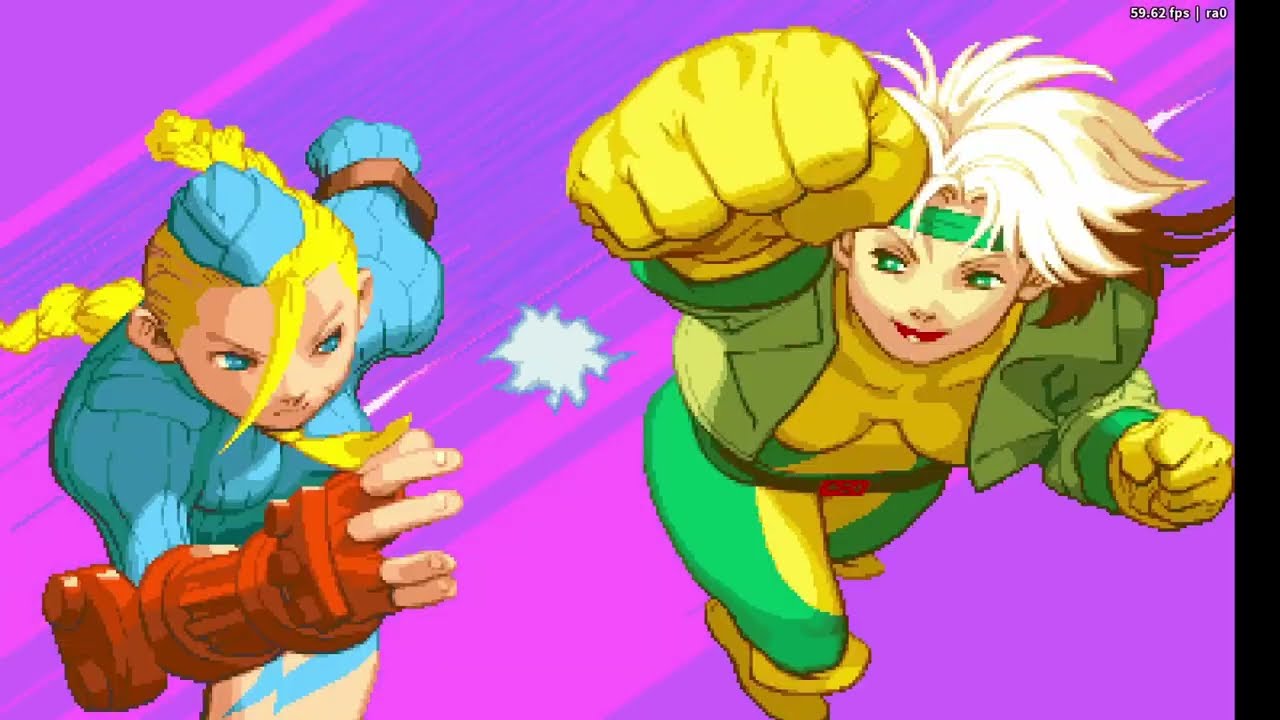 X-Men vs Street Fighter [Arcade] Playthrough Max Difficulty