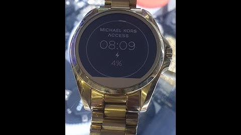 disassembly montre  michael kors connecté