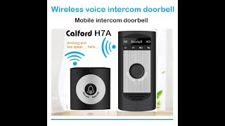 WIRELESS INTERCOM SYSTEM JUGA DOORBELL WIRELESS PINTU - CALFORD H7A