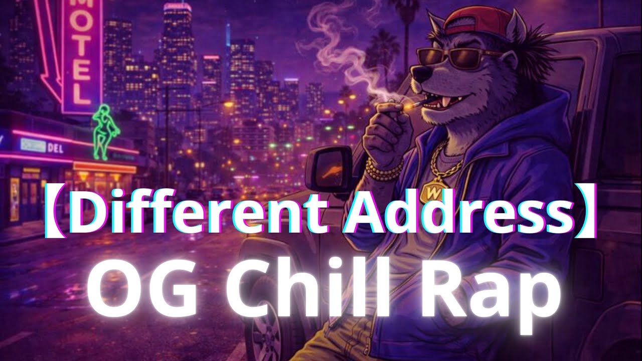 【Different Address】 — Chill Rap | 420 Night Vibes • West Coast Mood | Lo-Fi Hip Hop | Midnight Wolf