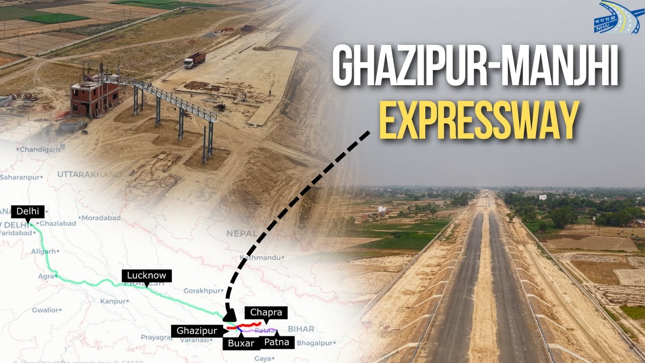 अब होगा बिहार पहुँचना आसान | Ghazipur-Ballia-Manjhi Expressway Update | Package-1 #detoxtraveller