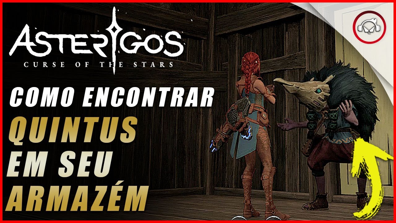 Miniatura do vídeo Asterigos: Curse of the Stars, Como encontrar Quintus em seu Armazém | Super dica