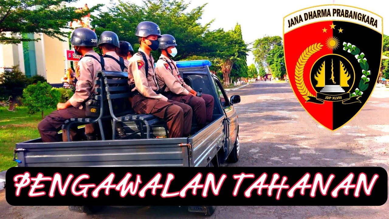 Praktek mengawal tahanan AK 48 | SPN POLDA BALI
