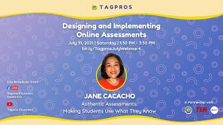 Authentic Assessments: Making Students Use What They Know (Part III on Assessment Series)
