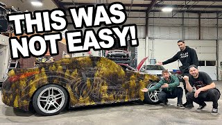 Installing my first LIVERY on my 350Z!!