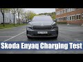 Skoda Enyaq IV80 (77kWh) 10-80% SOC Charging Speed & Time Test!