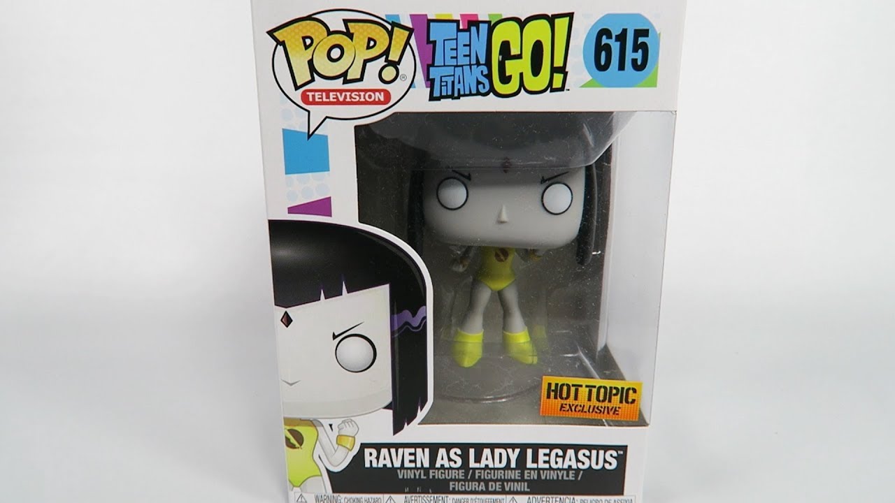 Hot Topic Exclusive Funko Pop Vinyl Teen Titans Go Raven as Lady Legasus  Unboxing