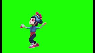 SUBWAY SURFERS SONGYI GREEN SCREEN ANIMATIONS 2022 (IF YOU USE IT GIVE ME CREDITS)