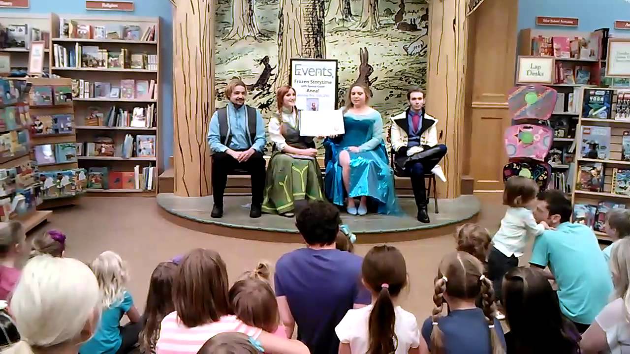 Barnes Nobles Frozen Storytime 1 Youtube