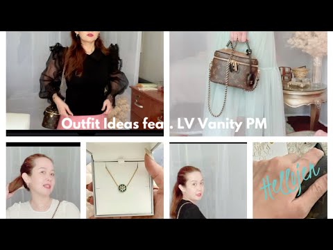 Outfit Ideas feat LV Vanity PM, Dior Rose des vents, Chanel costume jewelry  #ootd #lvvanitypm #zara 