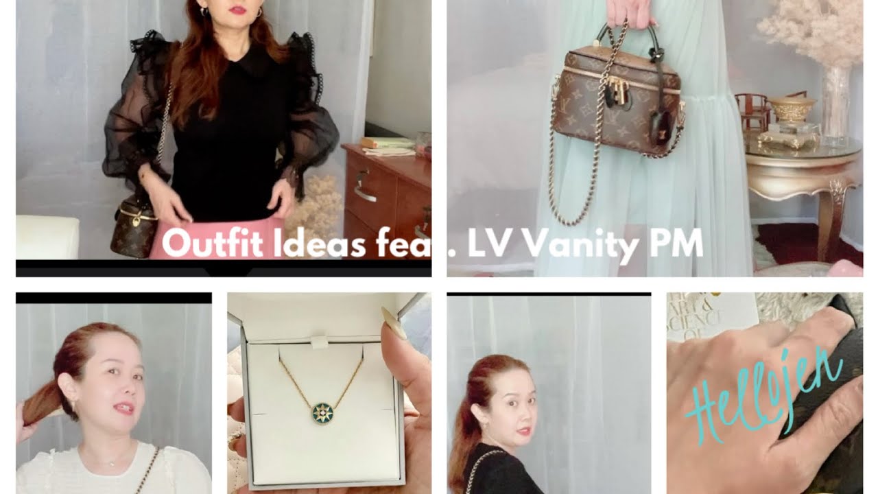 Outfit Ideas feat LV Vanity PM, Dior Rose des vents, Chanel