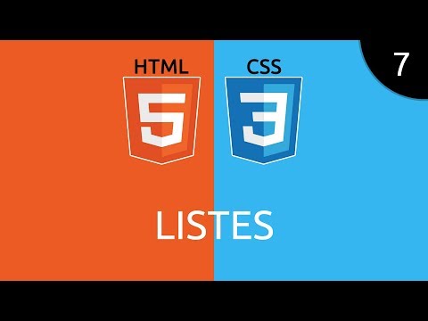 Vidéo: Comment lister les éléments en HTML ?