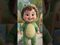 Cute kid cartoon dinosaur #shorts #cartoon