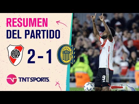 El Millonario se lo dio vuelta al Canalla con doblete de Borja | #River 2-1 #RosarioCentral |Resumen