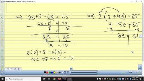 Algebra 1 2.3 Solving Multi Step Equations