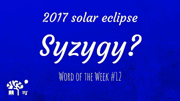 Syzygy: When Things Align | Word of the Week #12
