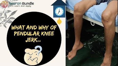 Pendular Knee Jerk reflex #cerebellar functions #ataxia  #neurology