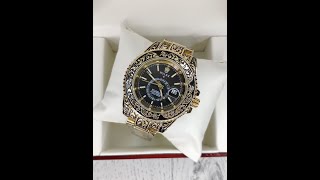 Часы мужские Rolex с лазерной гравировкой