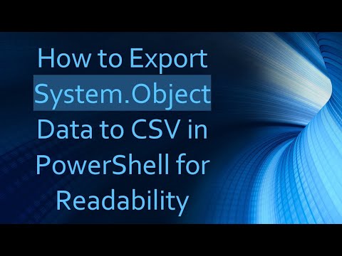 How to Export