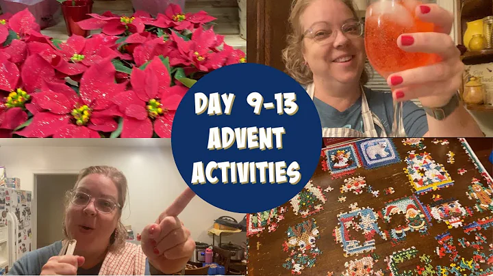 Puzzling, Baking, and Reading || Advent Vlog day 9-13 || vlogmas day 13