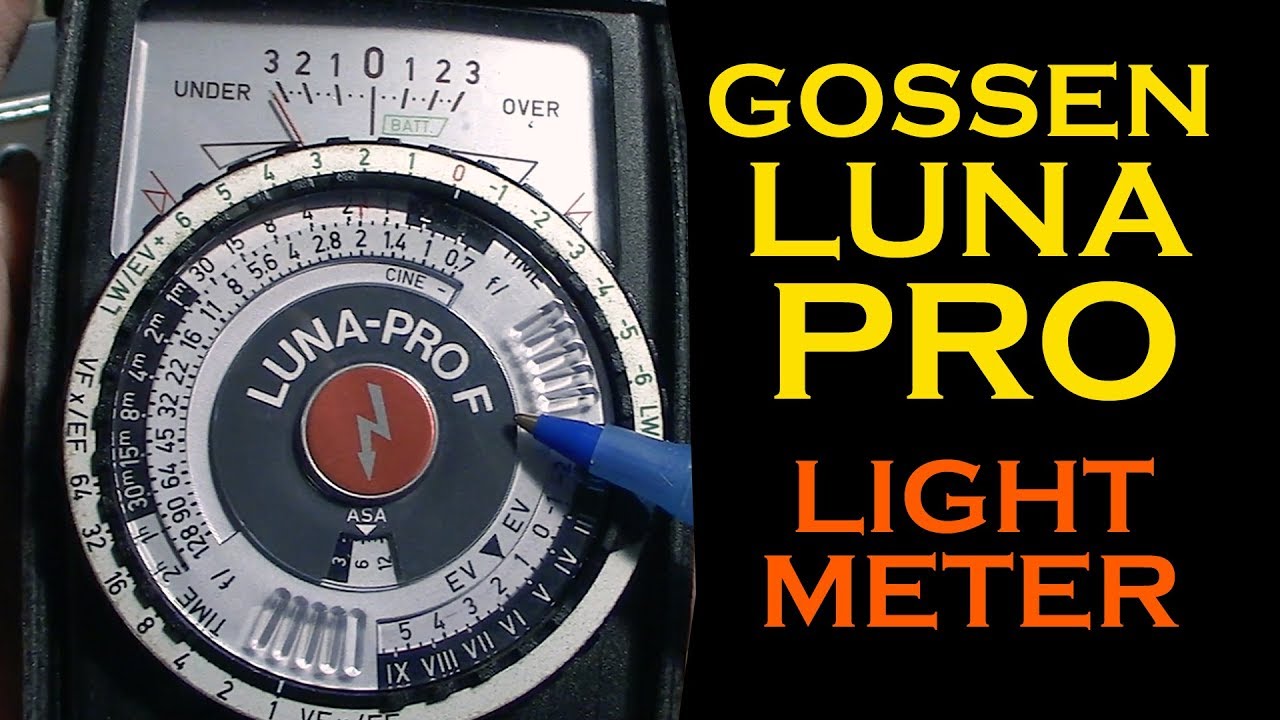 Aanstellen picknick Sjah Gossen Luna Pro F Light Meter - Crash Course - YouTube