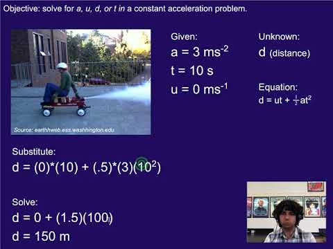 Calculating & Graphing Distance with Acceleration