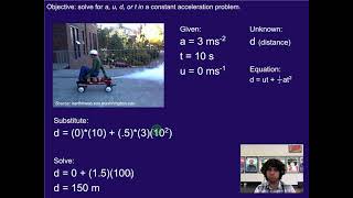 Calculating & Graphing Distance with Acceleration